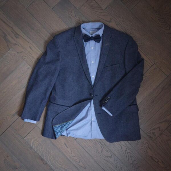 Blå vintage blazer