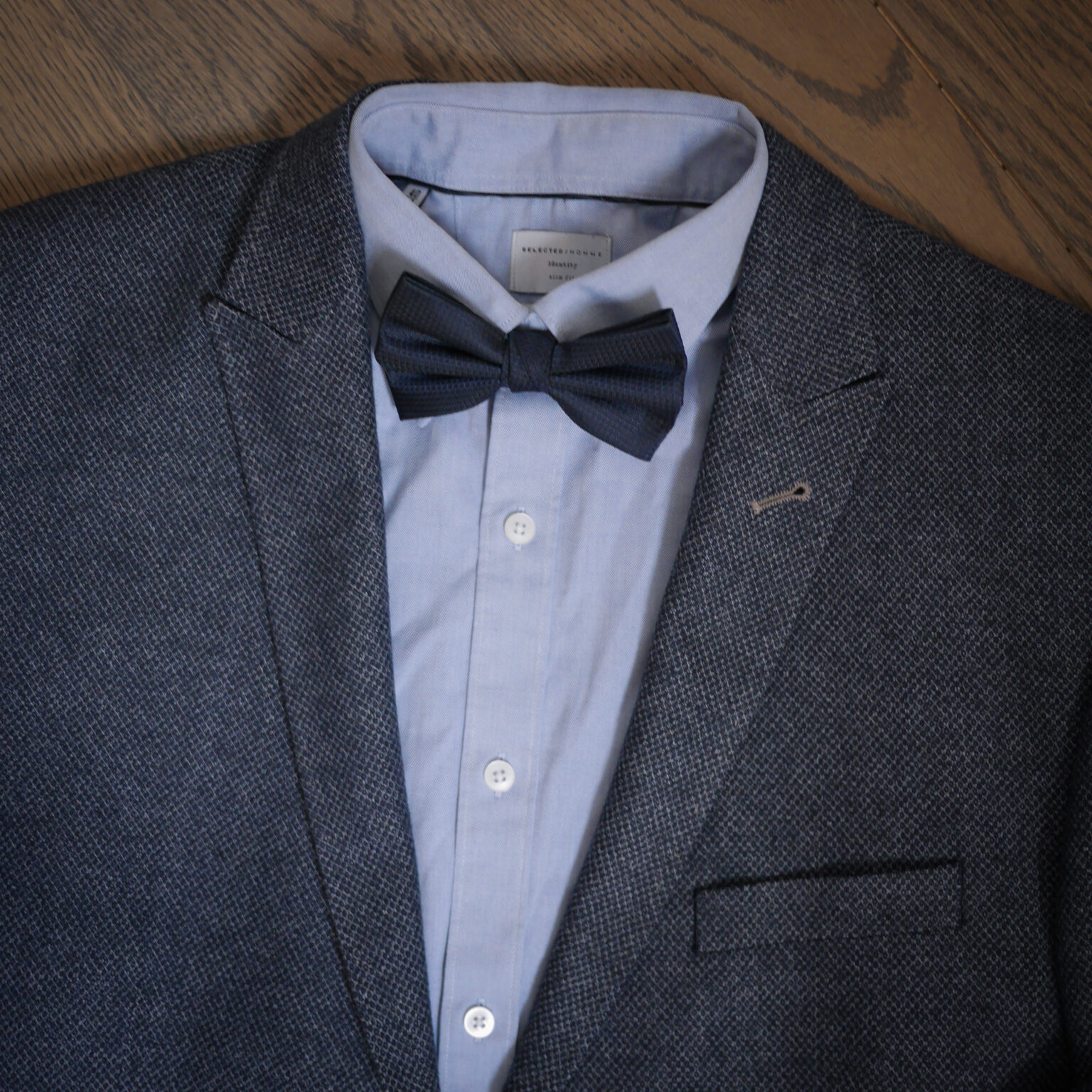 Blå Retro Blazer Jakke 4