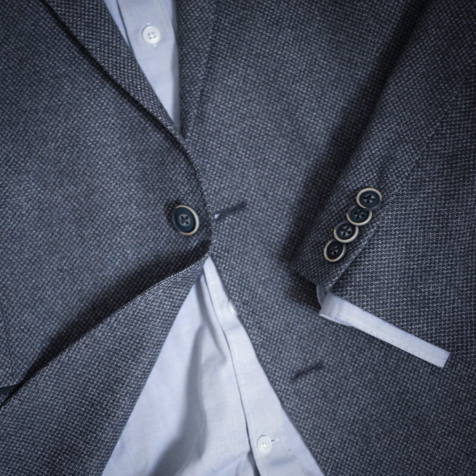 Blå Retro Blazer Jakke 3