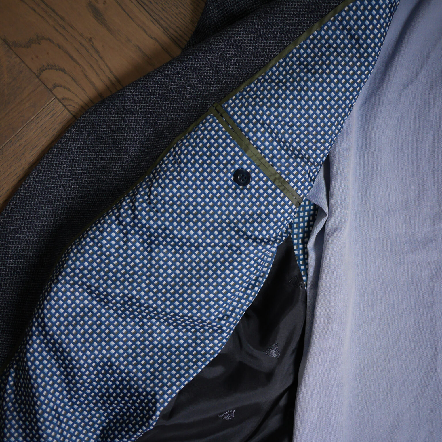 Blå Retro Blazer Jakke 9