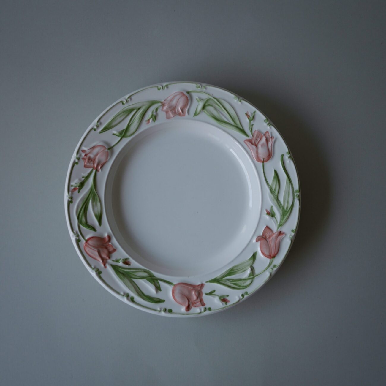 Blomstrede Frokosttallerkner fra Italien, 5 stk. 4