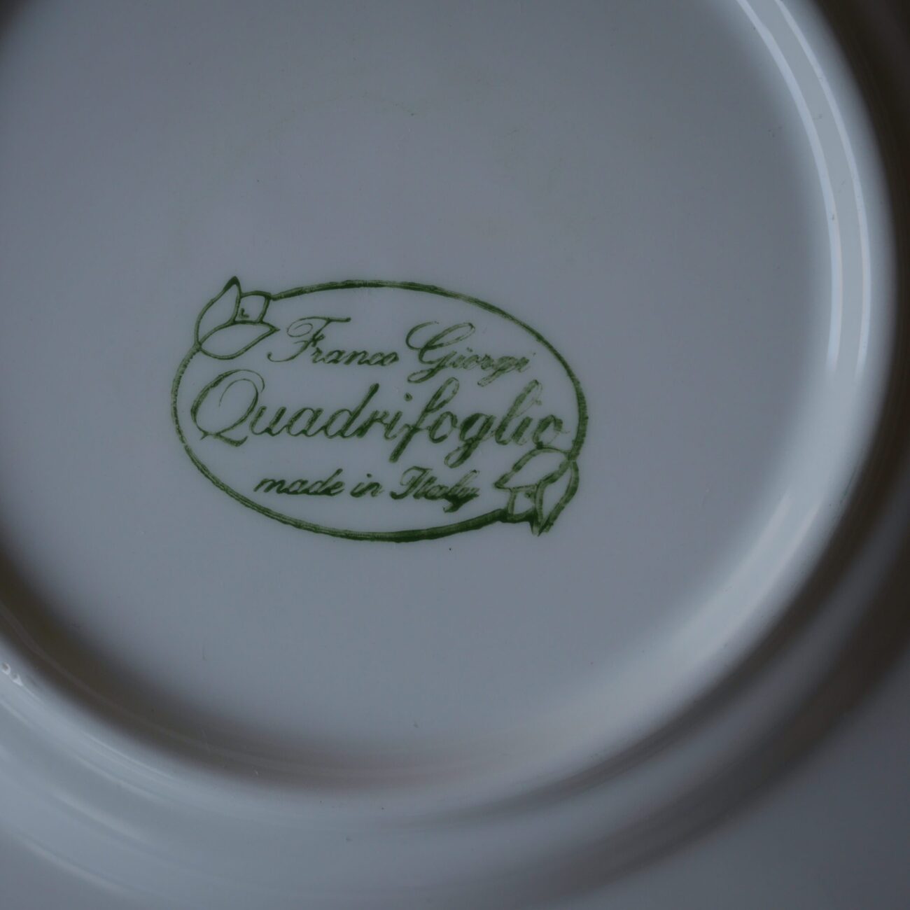 Blomstrede Frokosttallerkner fra Italien, 5 stk. 6