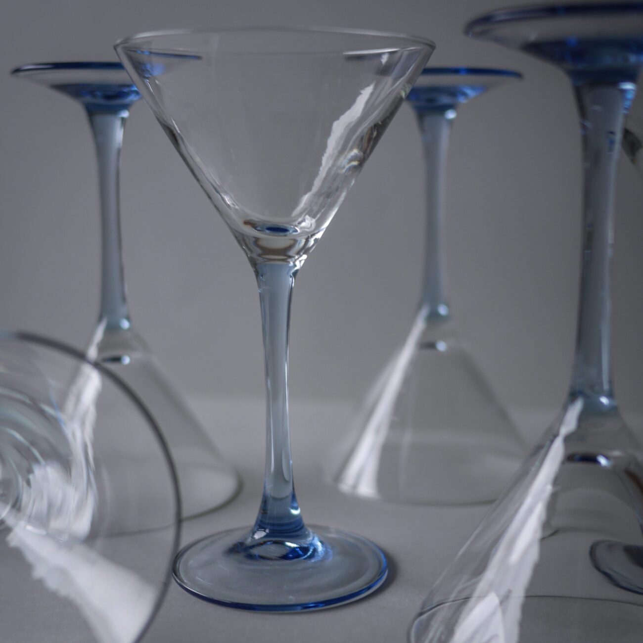 Blå Luminarc Cocktailglas