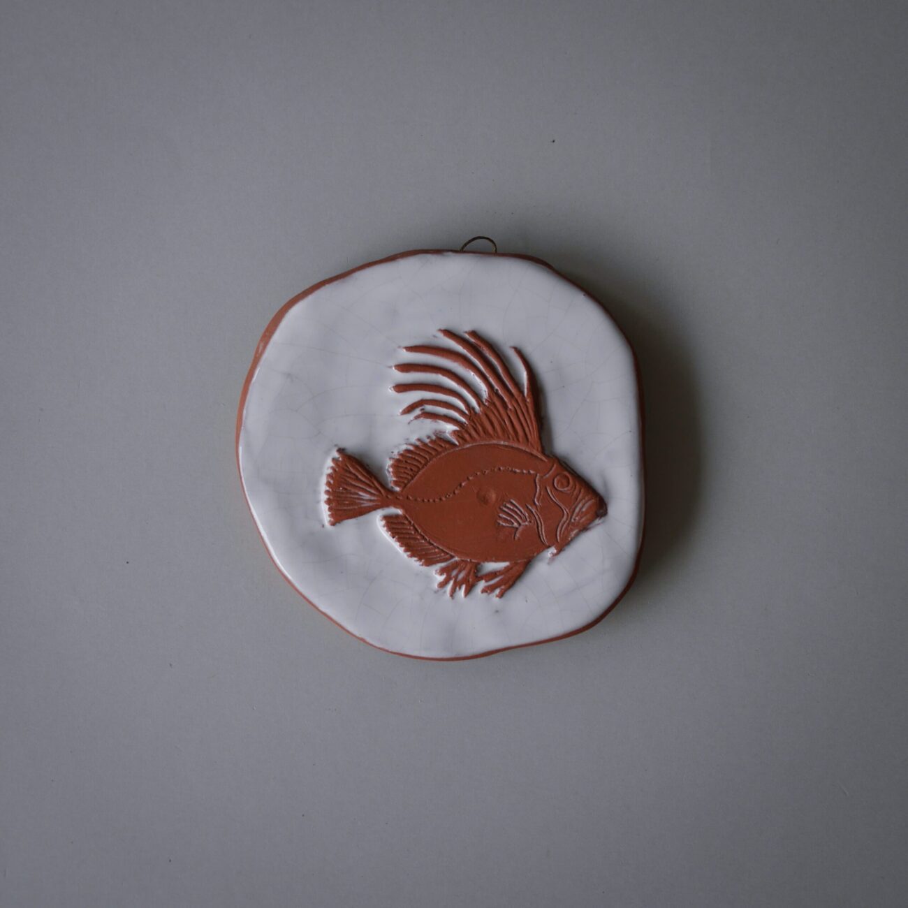 Keramikrelief med Fisk30,73