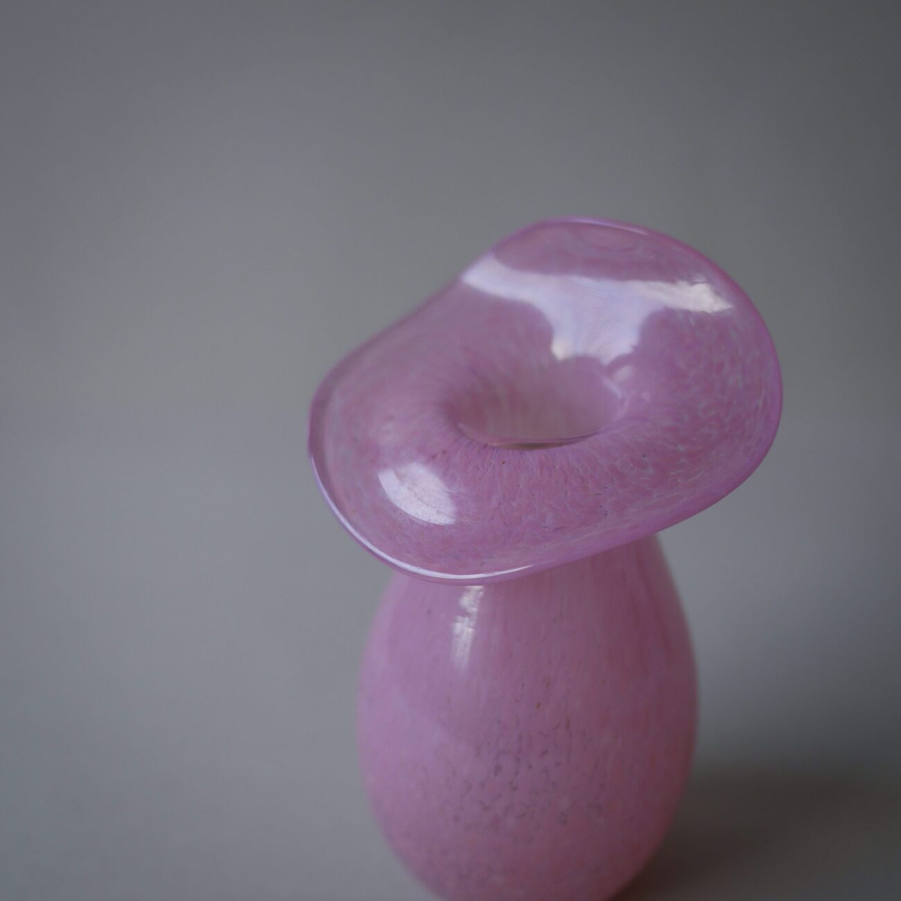 Smuk Rosa Glasvase 2