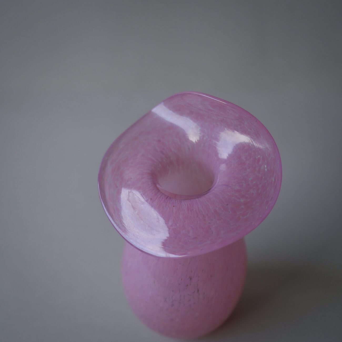 Smuk Rosa Glasvase 3