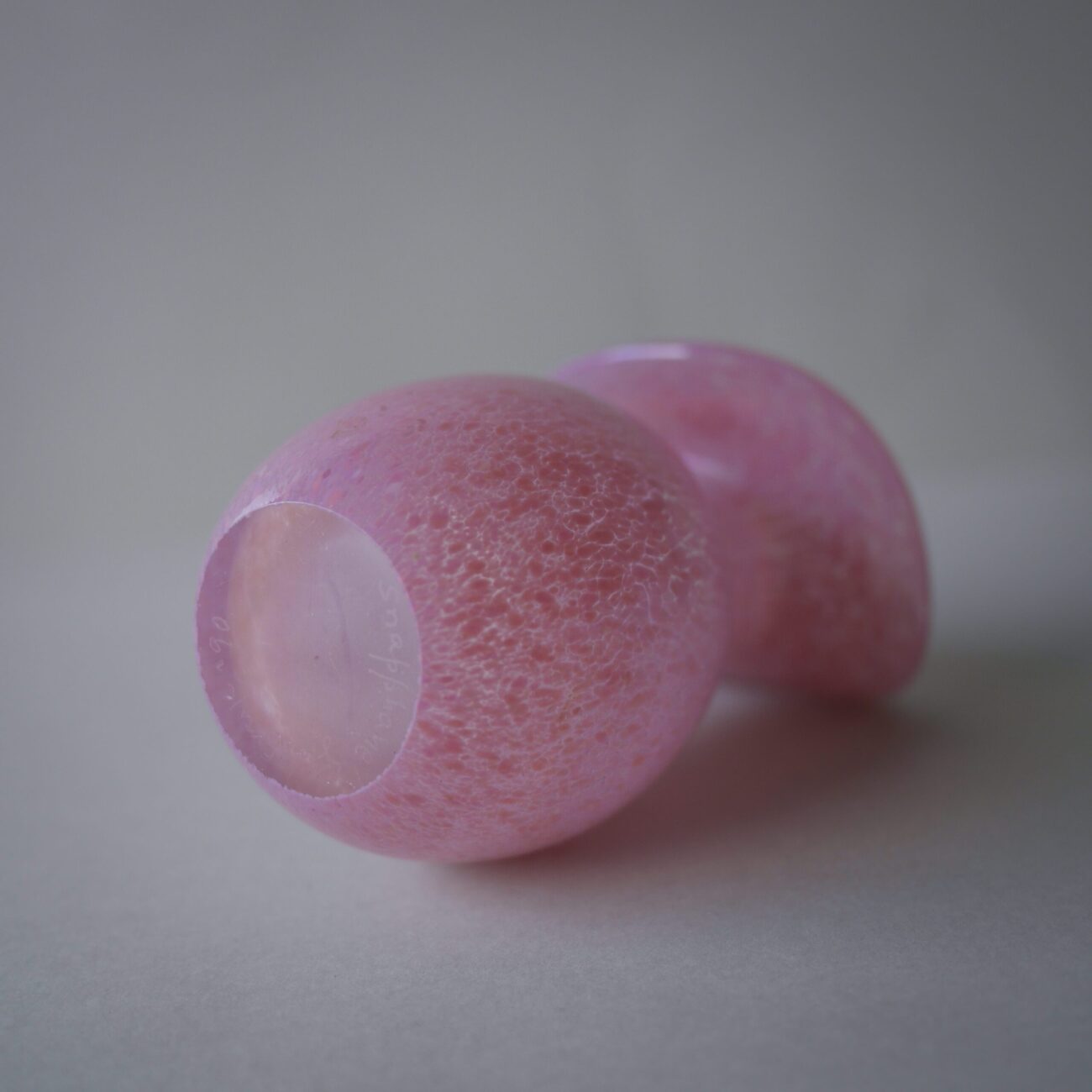 Smuk Rosa Glasvase 6