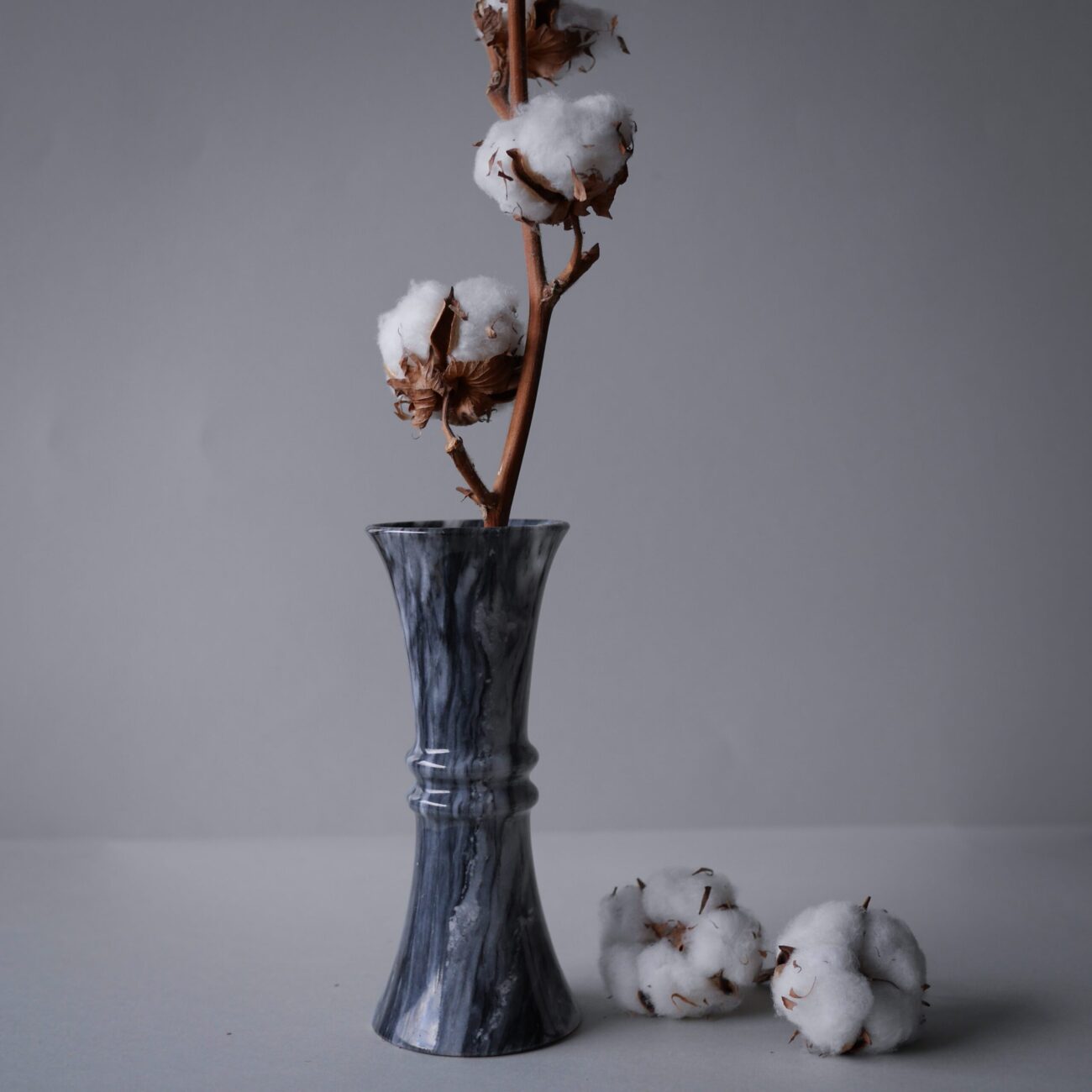 Smuk Sort Marmorvase