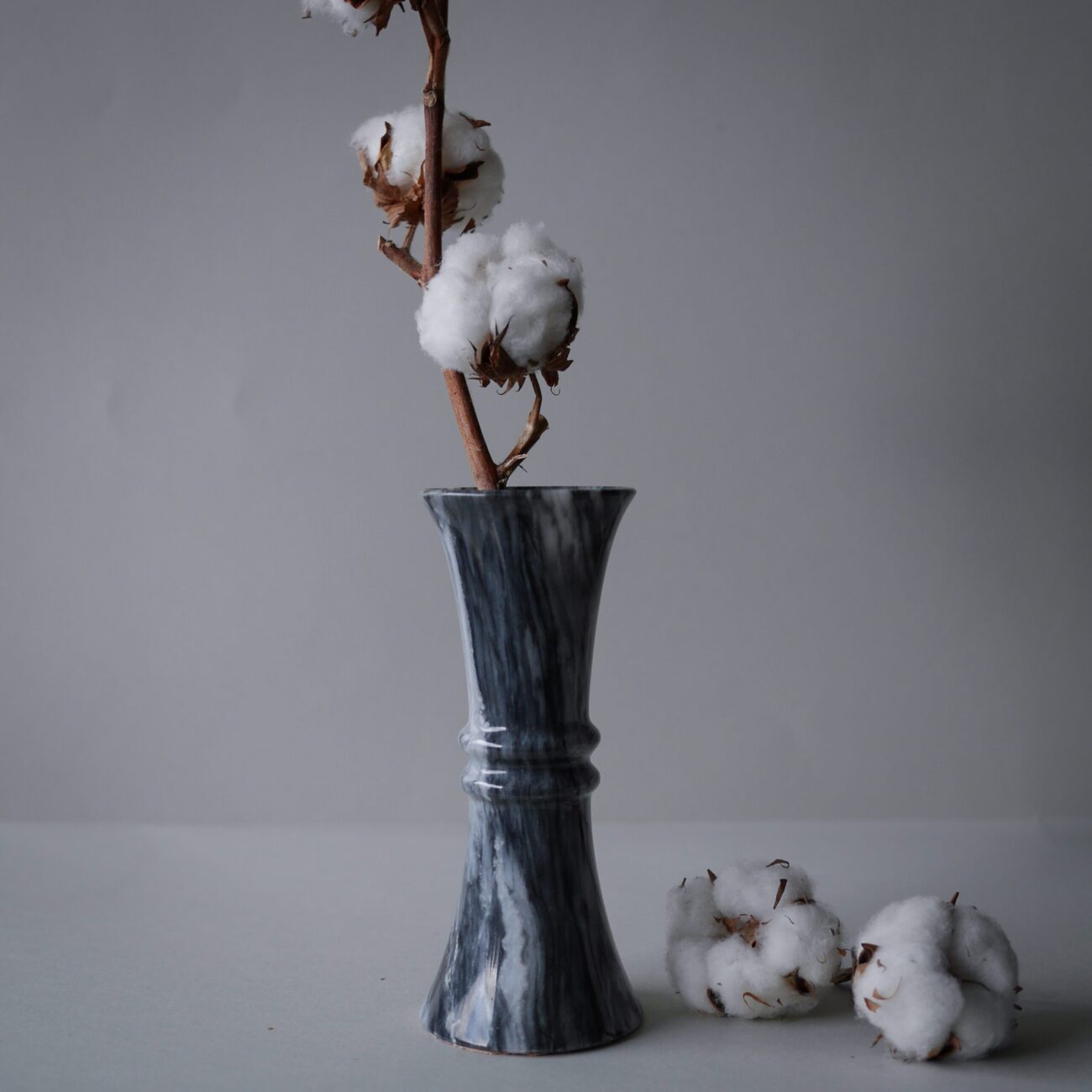 Elegant sort marmorvase