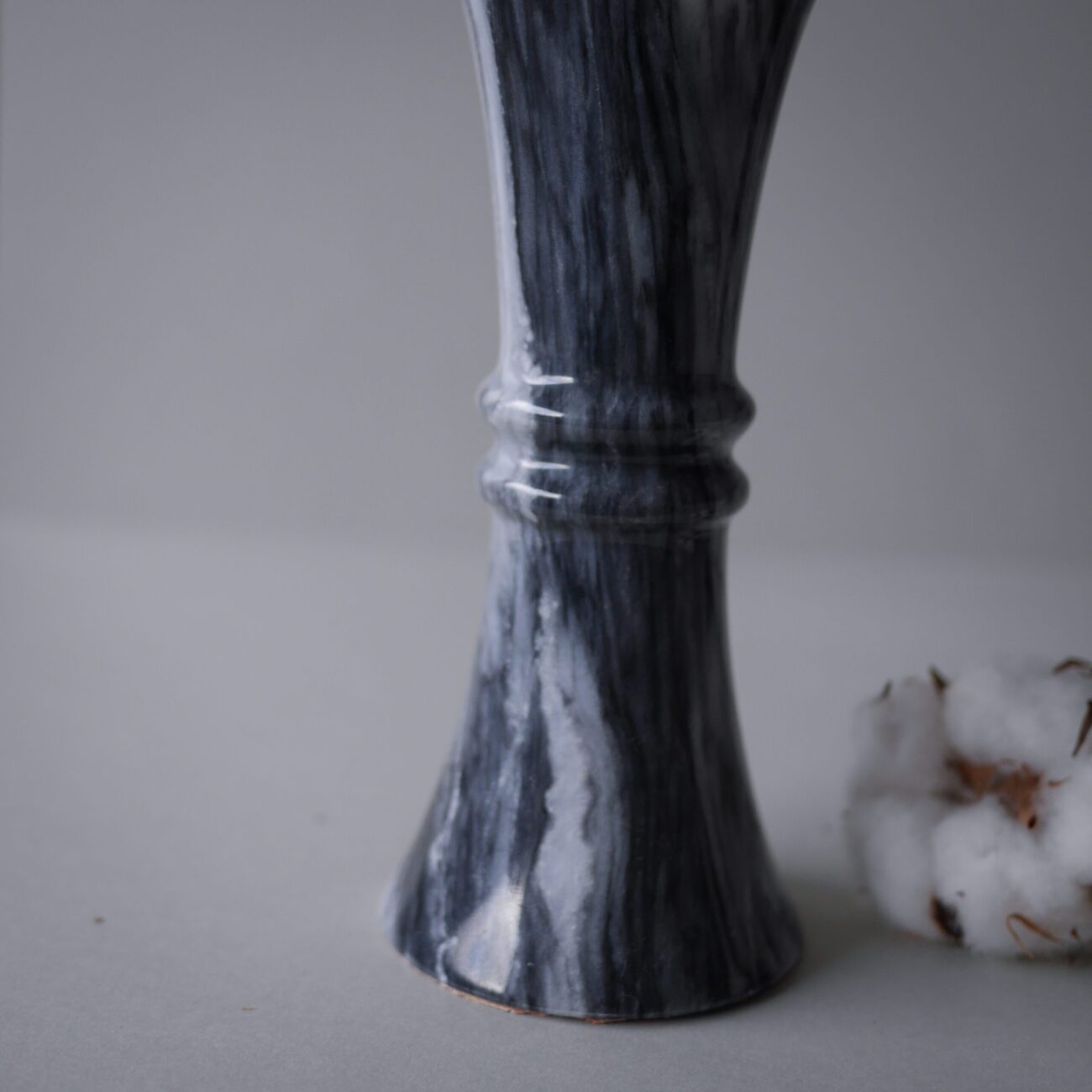 Smuk Sort Marmorvase 2