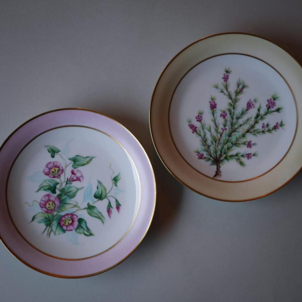 Smukke Håndmalede Tallerkner, 6 stk. 4