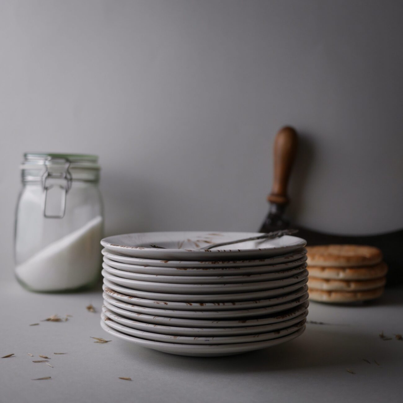 Engelske Wild Oats Desserttallerkner 4