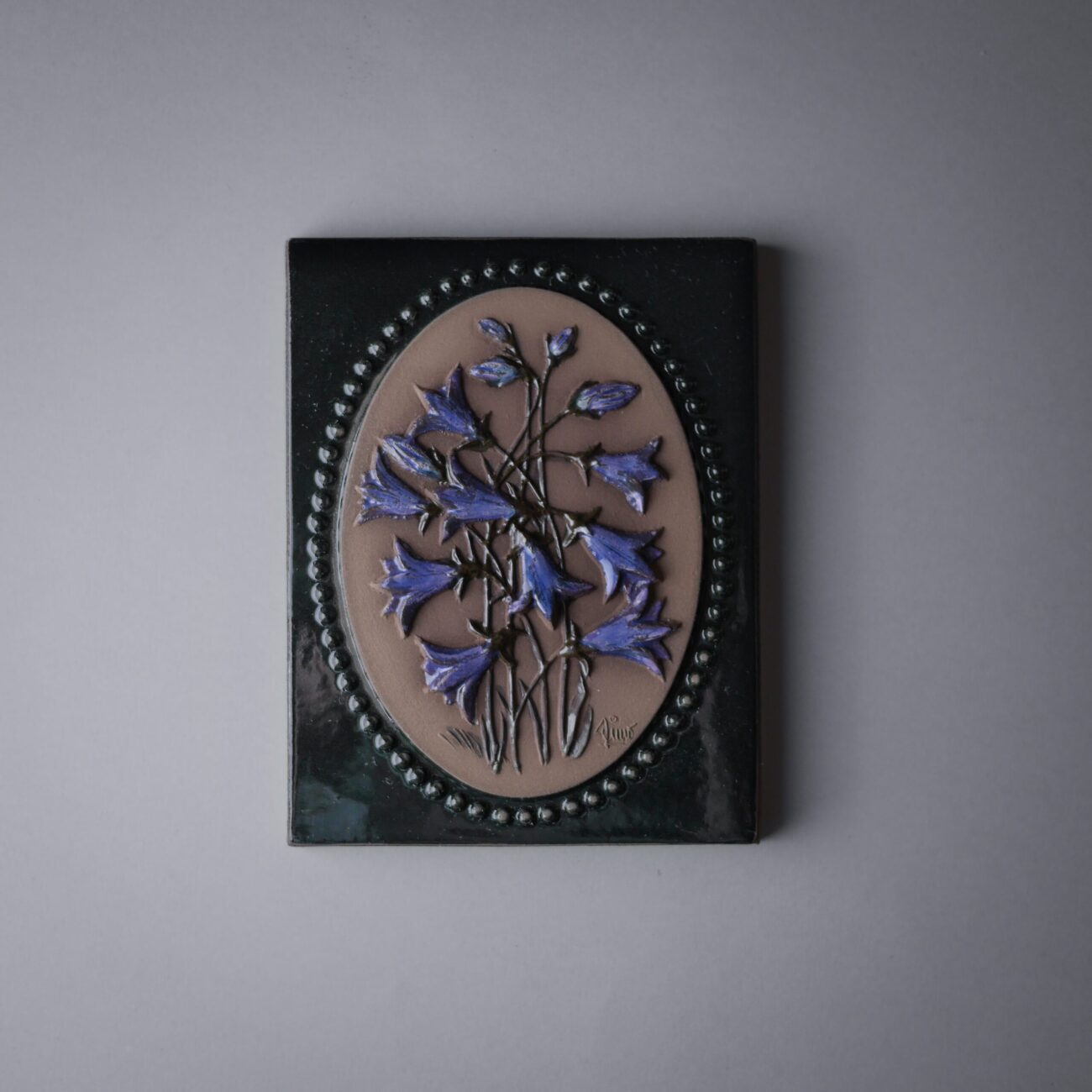 Keramikrelief med Klokkeblomster 3