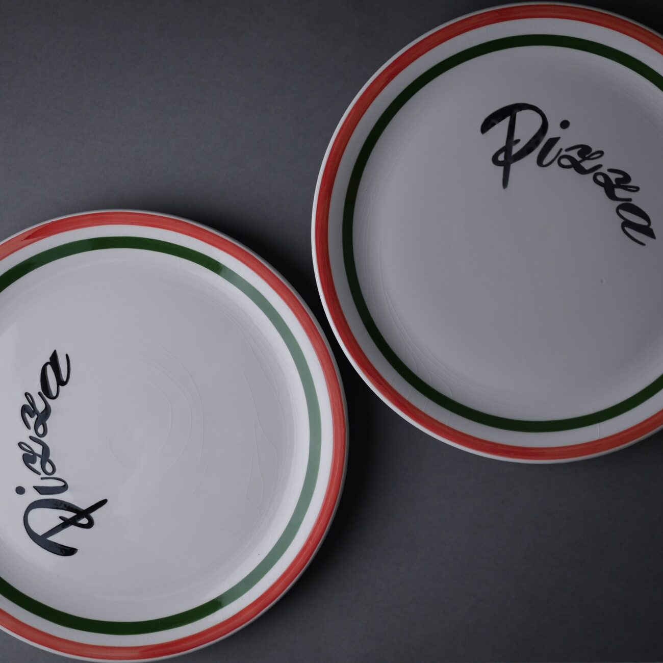 Farverige Pizza Tallerkner 9