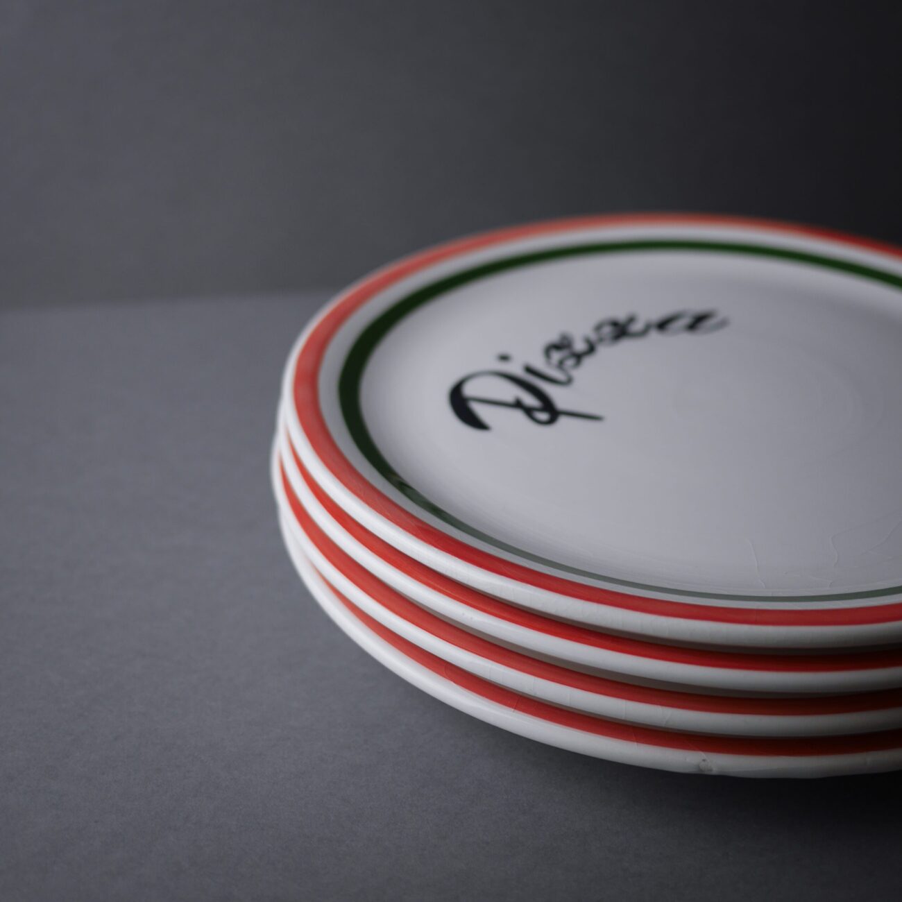 Farverige Pizza Tallerkner 4