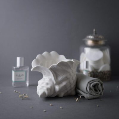Lille Konkylie Krukke i Porcelæn