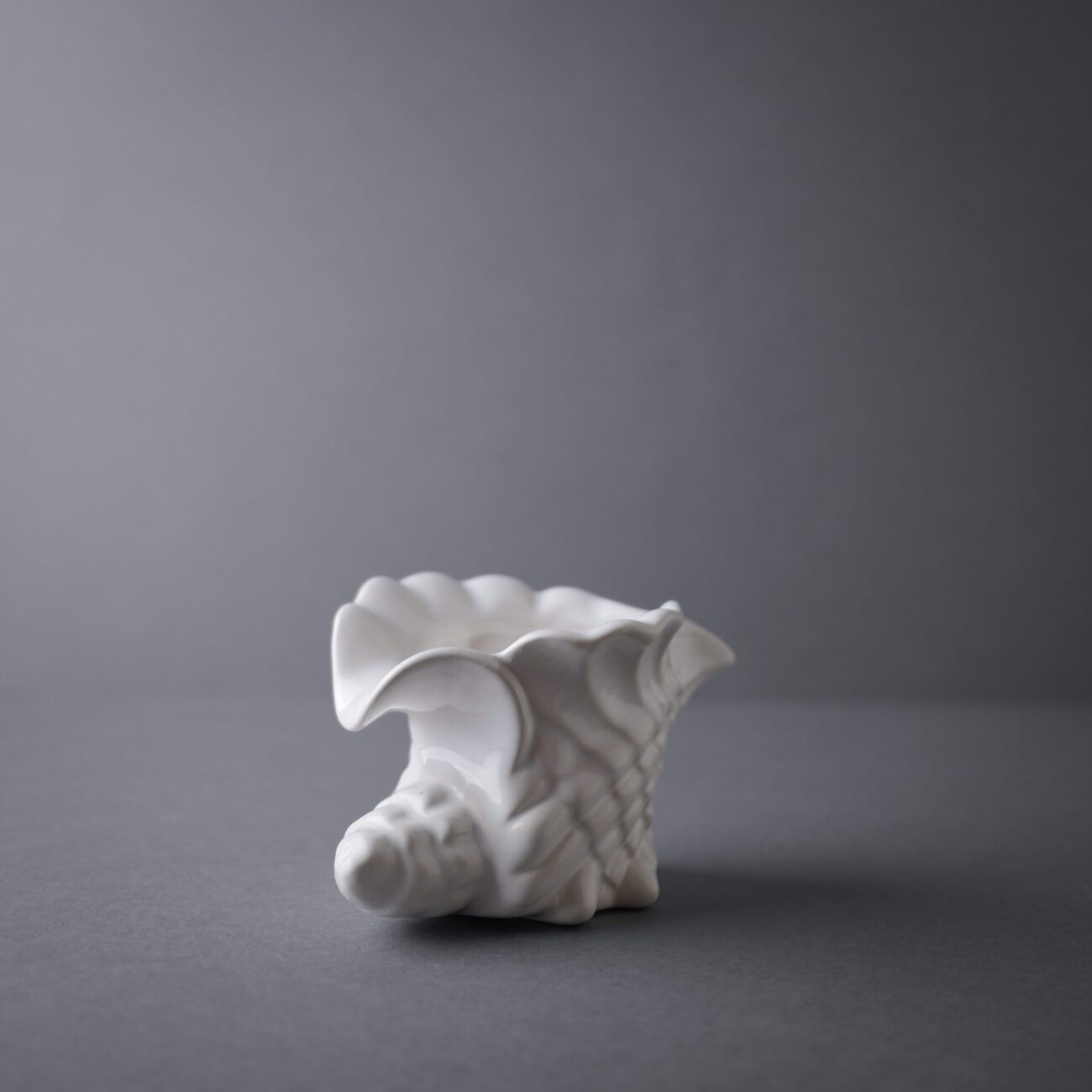 Lille Konkylie Krukke i Porcelæn 3