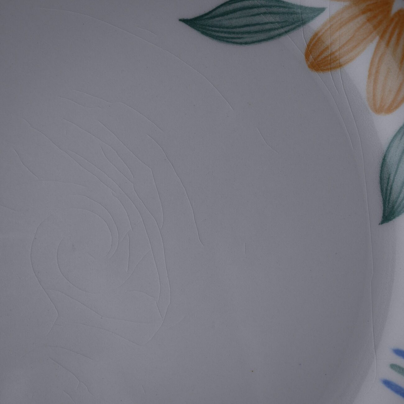 Store Middagstallerkner med Blomster, 6 stk. 7