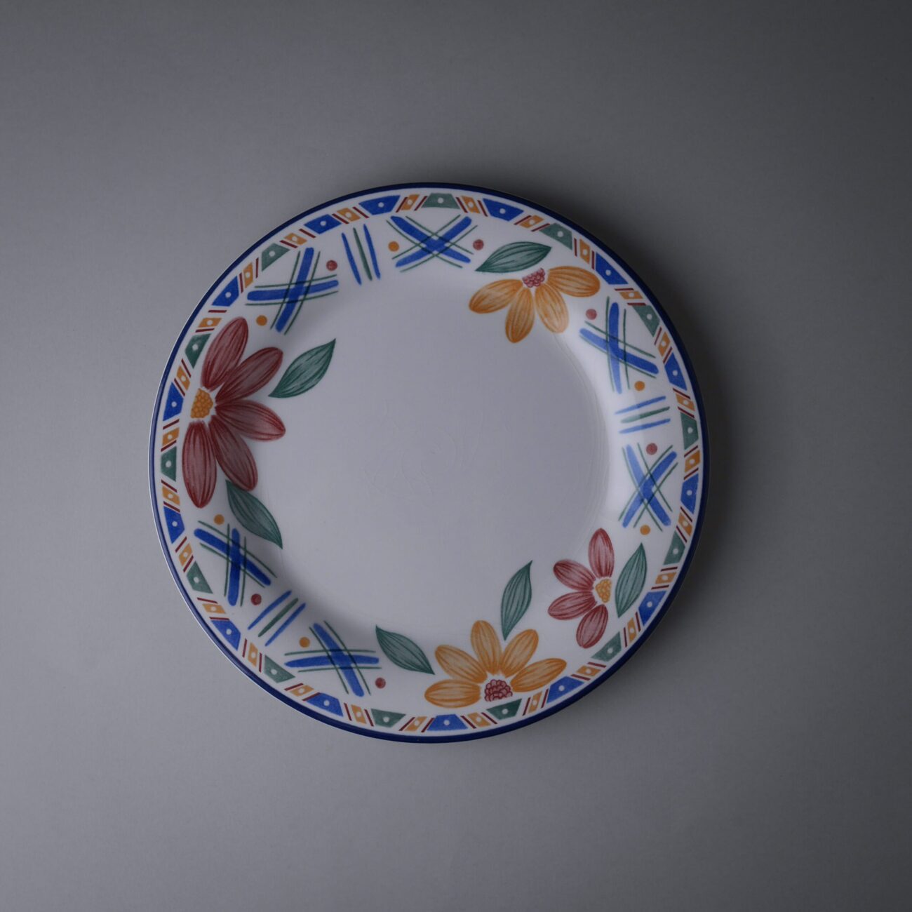 Store Middagstallerkner med Blomster, 6 stk. 5