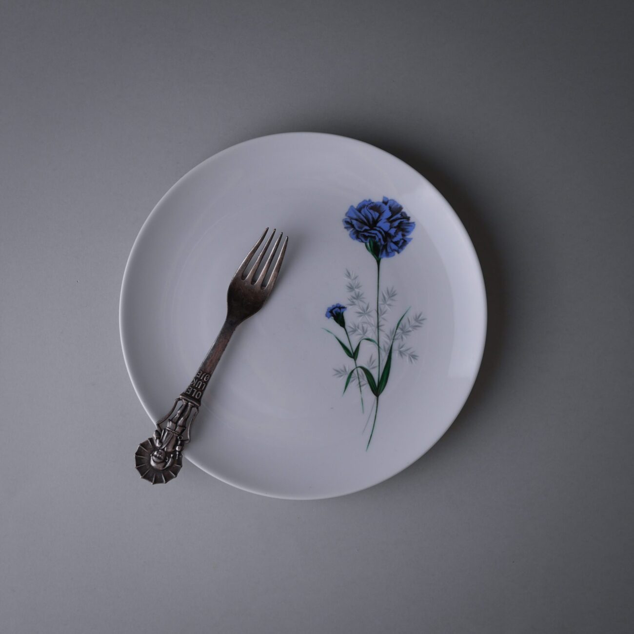 Frokosttallerkner med Blomster, 5 stk.