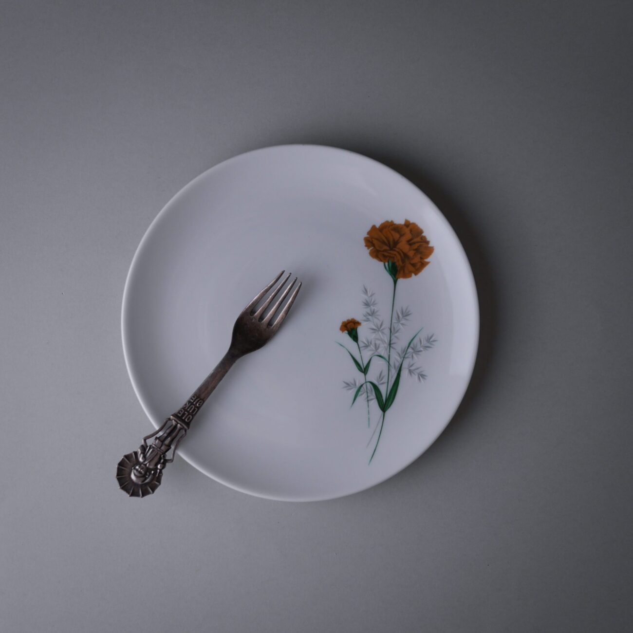 Frokosttallerkner med Blomster, 5 stk.