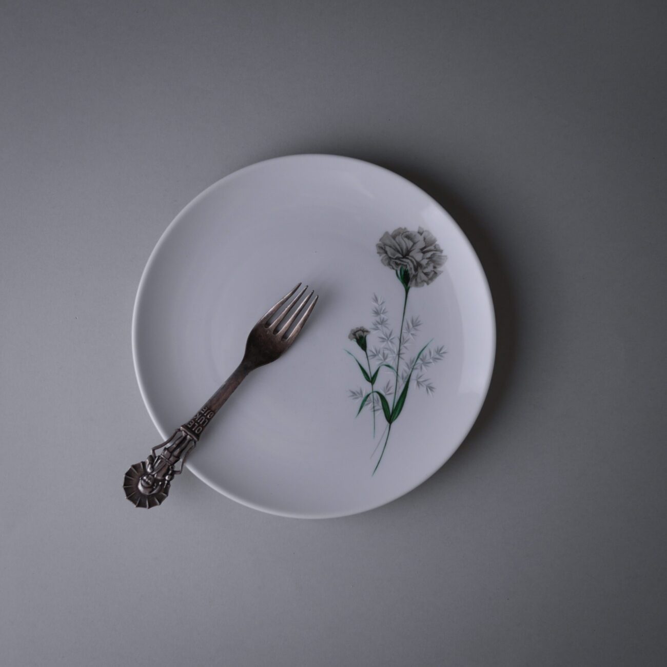 Frokosttallerkner med Blomster, 5 stk.