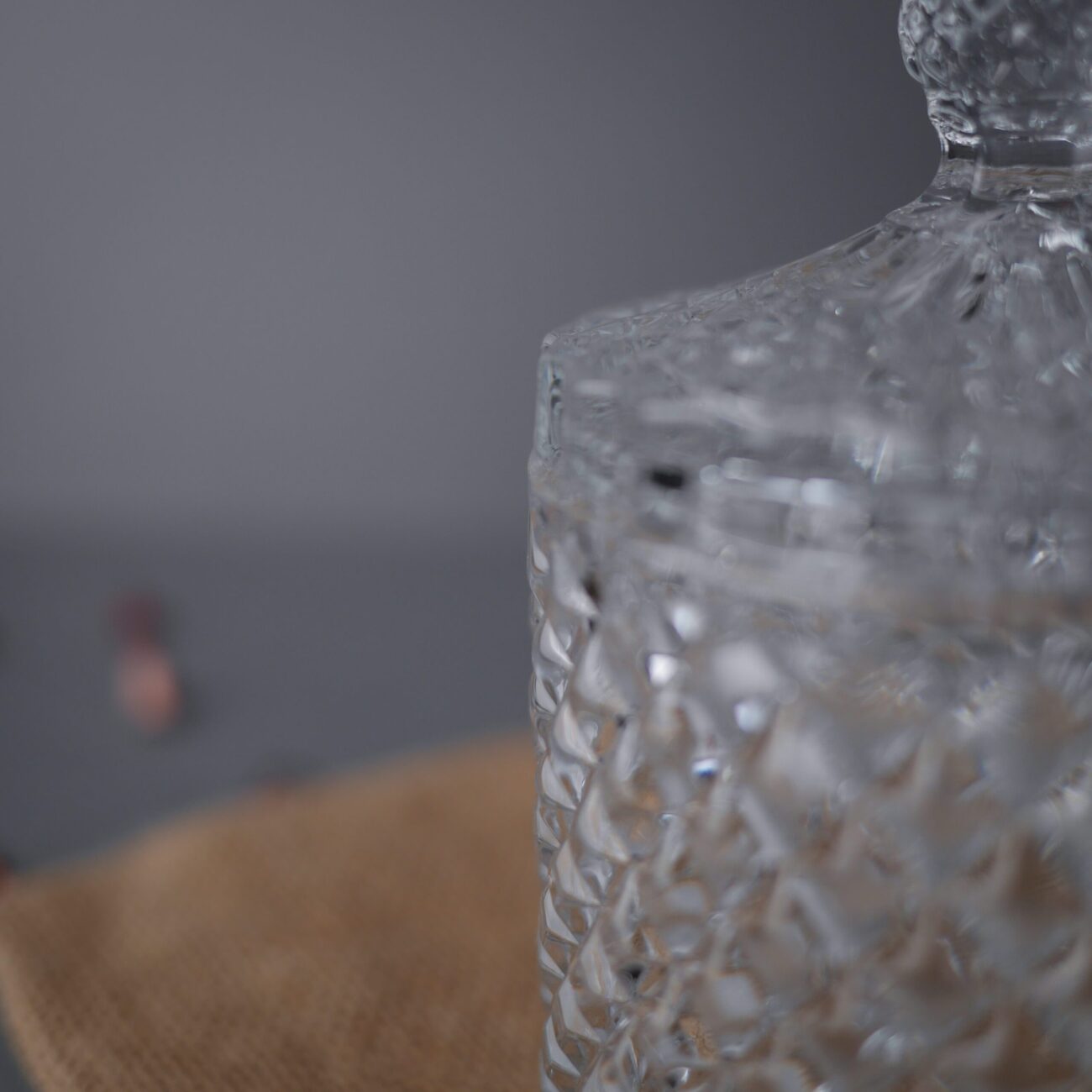 Høj Bonbonniere i Dekorativt Glas 2