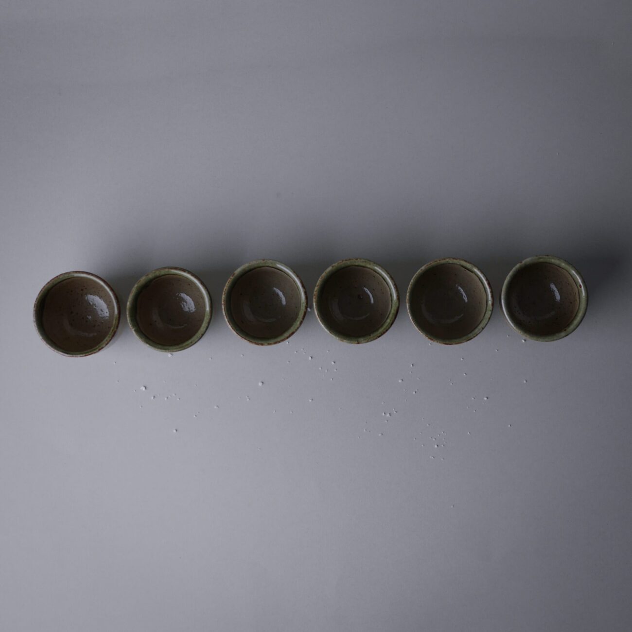 Keramik Æggebægre, 6 stk. 6