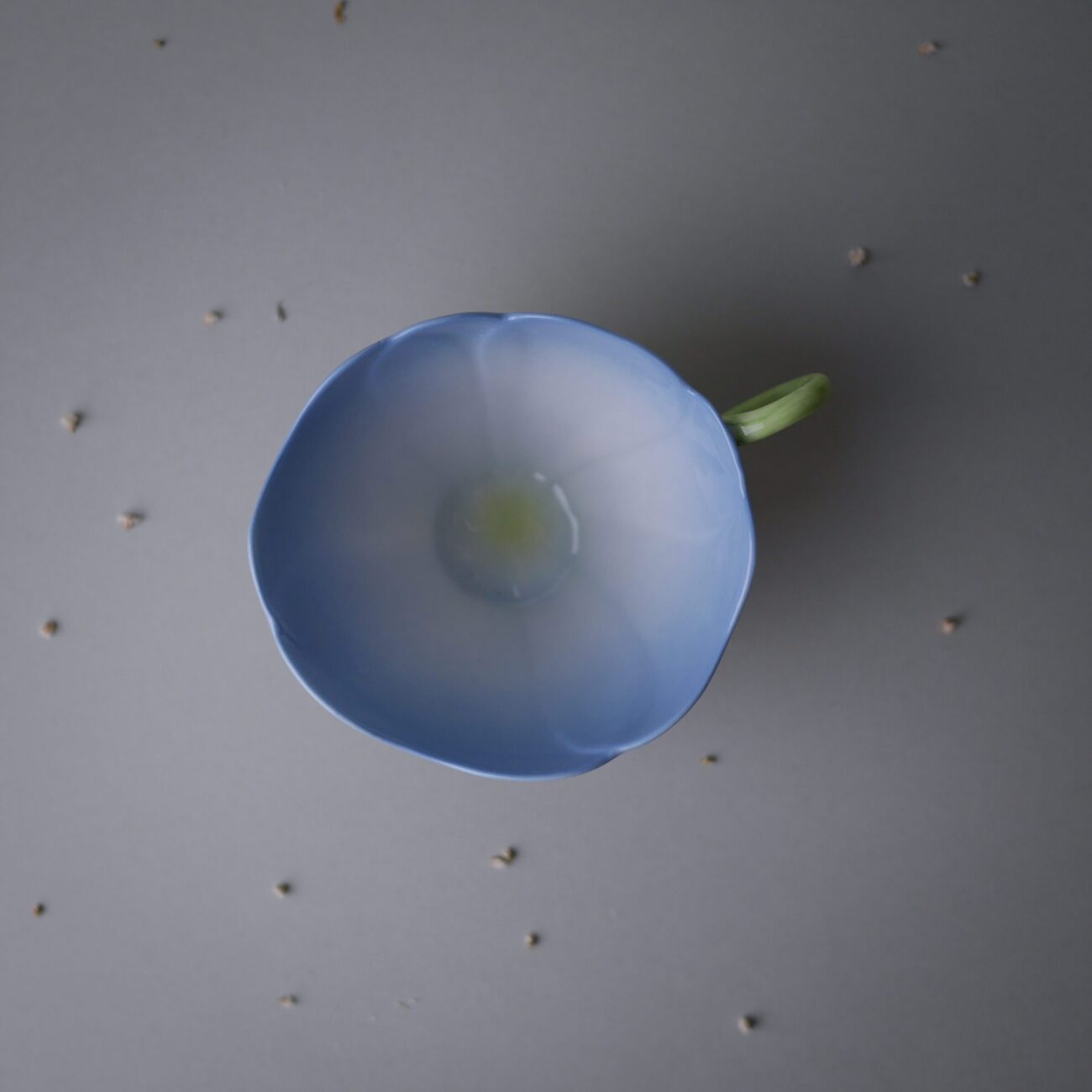 Lyseblå Blomster Kaffekop 3