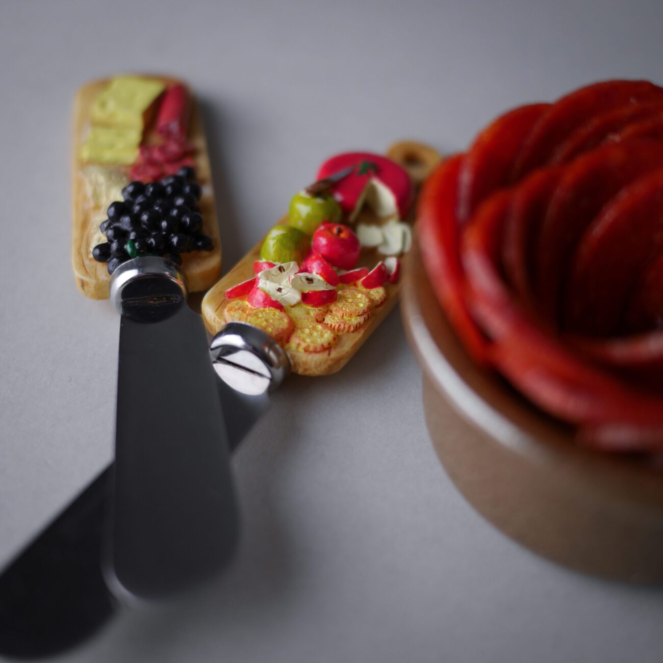 Små Dekorative Tapas Knive, 2 stk. 1