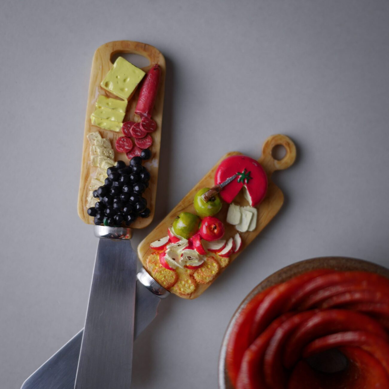Små Dekorative Tapas Knive, 2 stk. 3