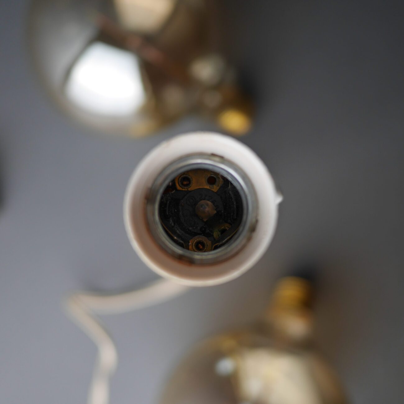 Gammel Messing Lampe 7