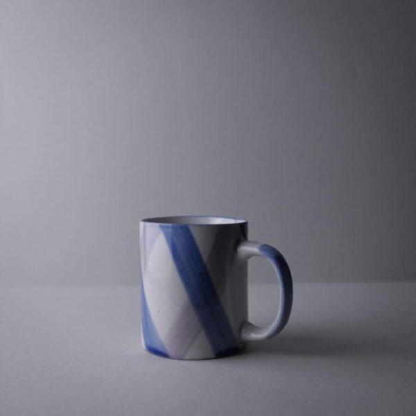 Pastelfarvede Porcelænskrus, 2 stk.