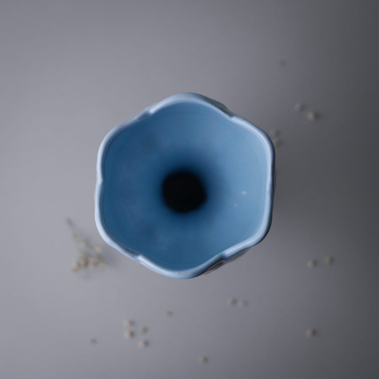 Pastelblå Blomstervase 6