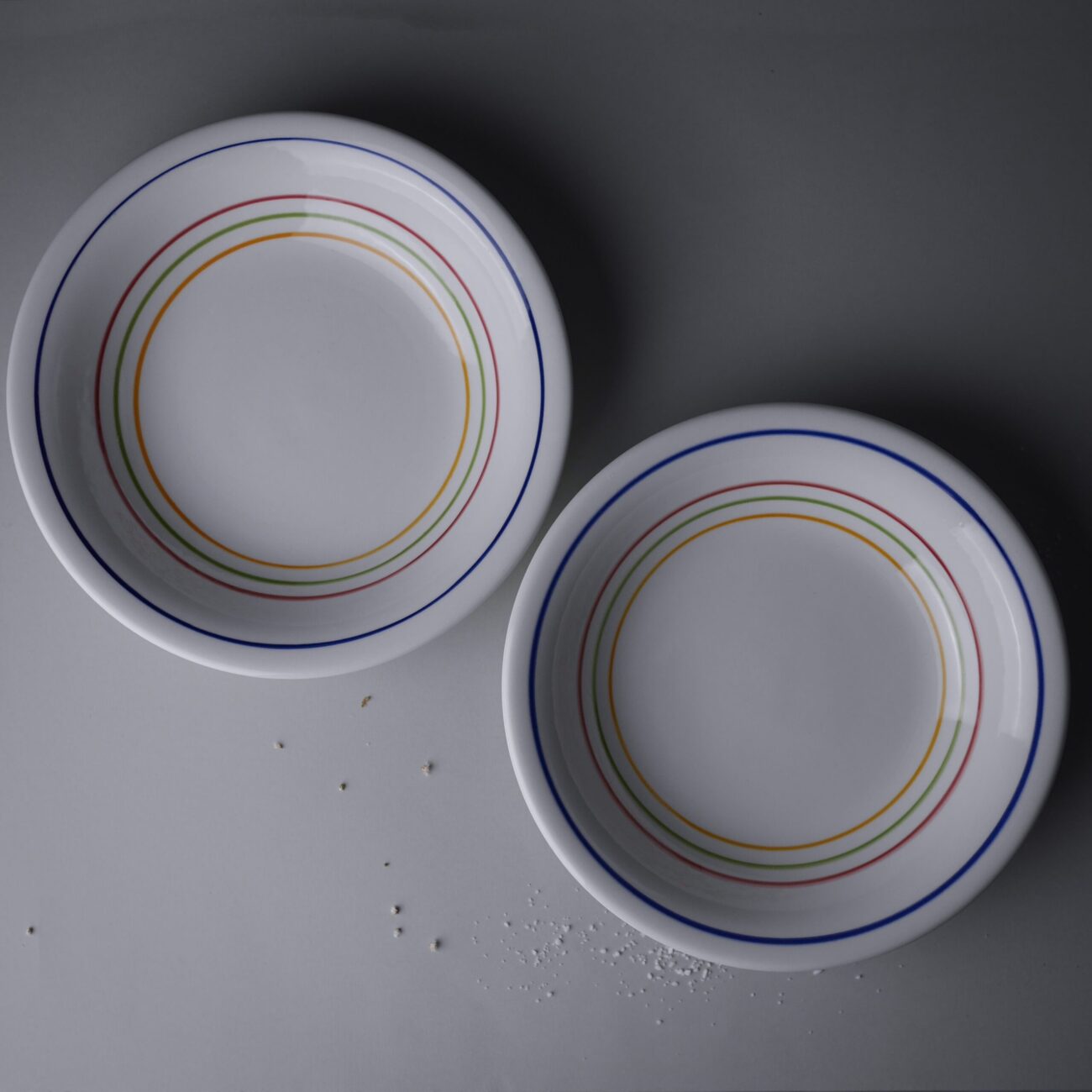 Italienske Dybe Tallerkner med Striber 3