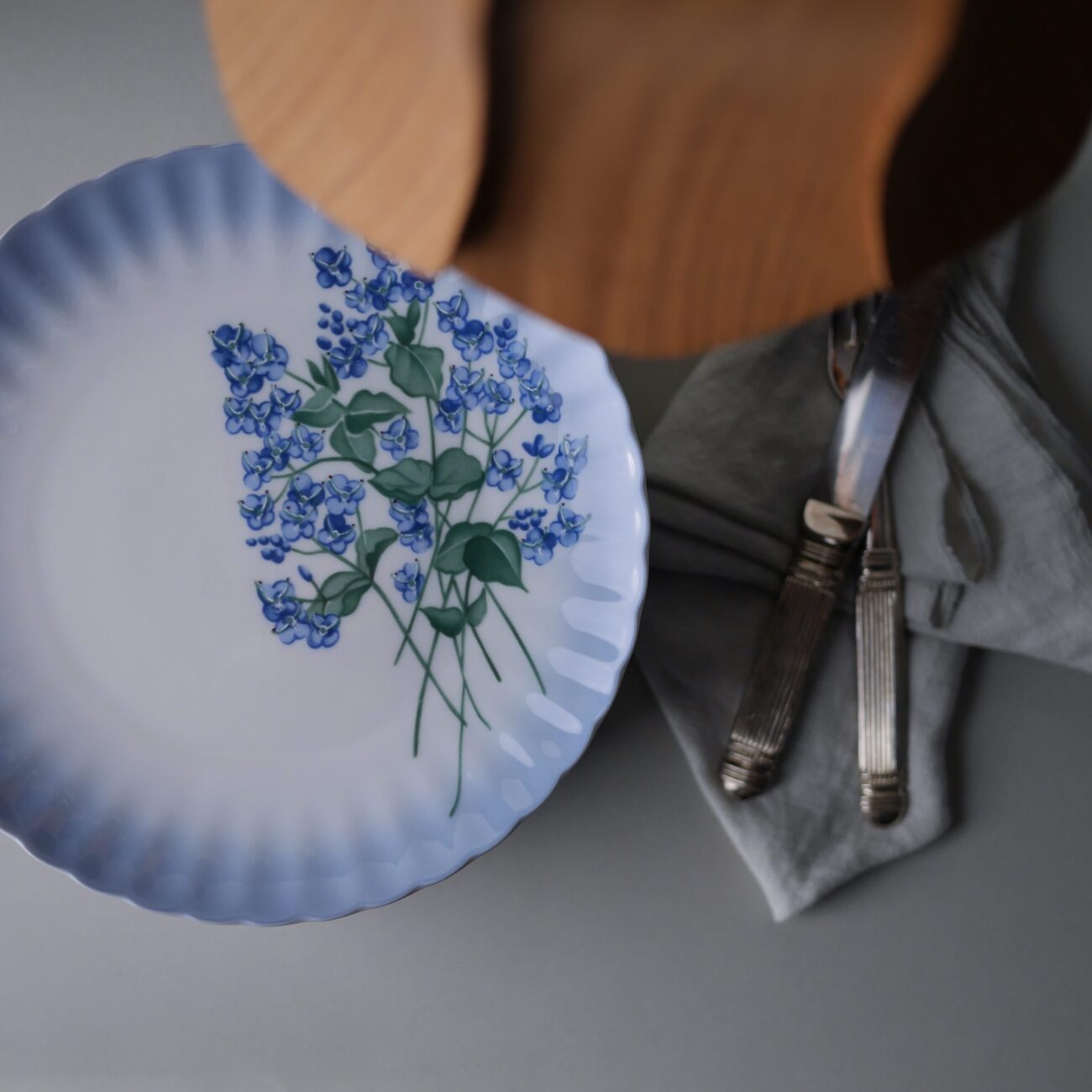 Lyseblå Svaneholm Frokosttallerkner – 11 stk. 3