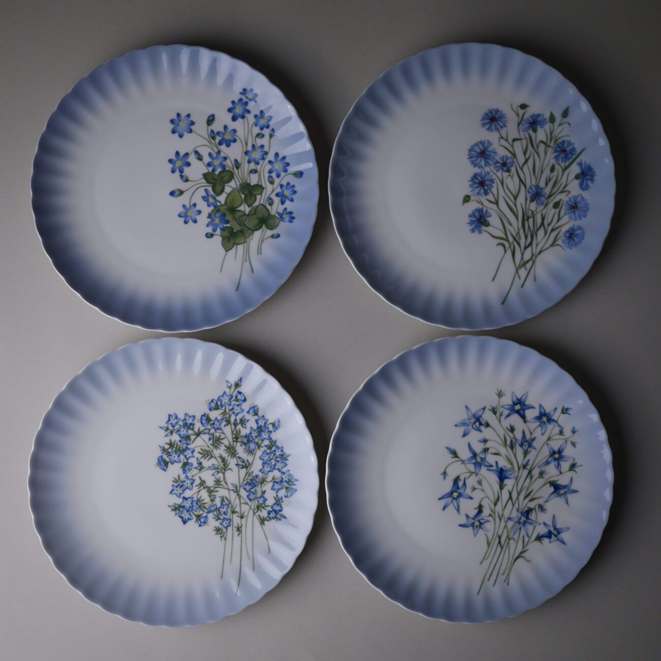Lyseblå Svaneholm Frokosttallerkner – 11 stk. 6