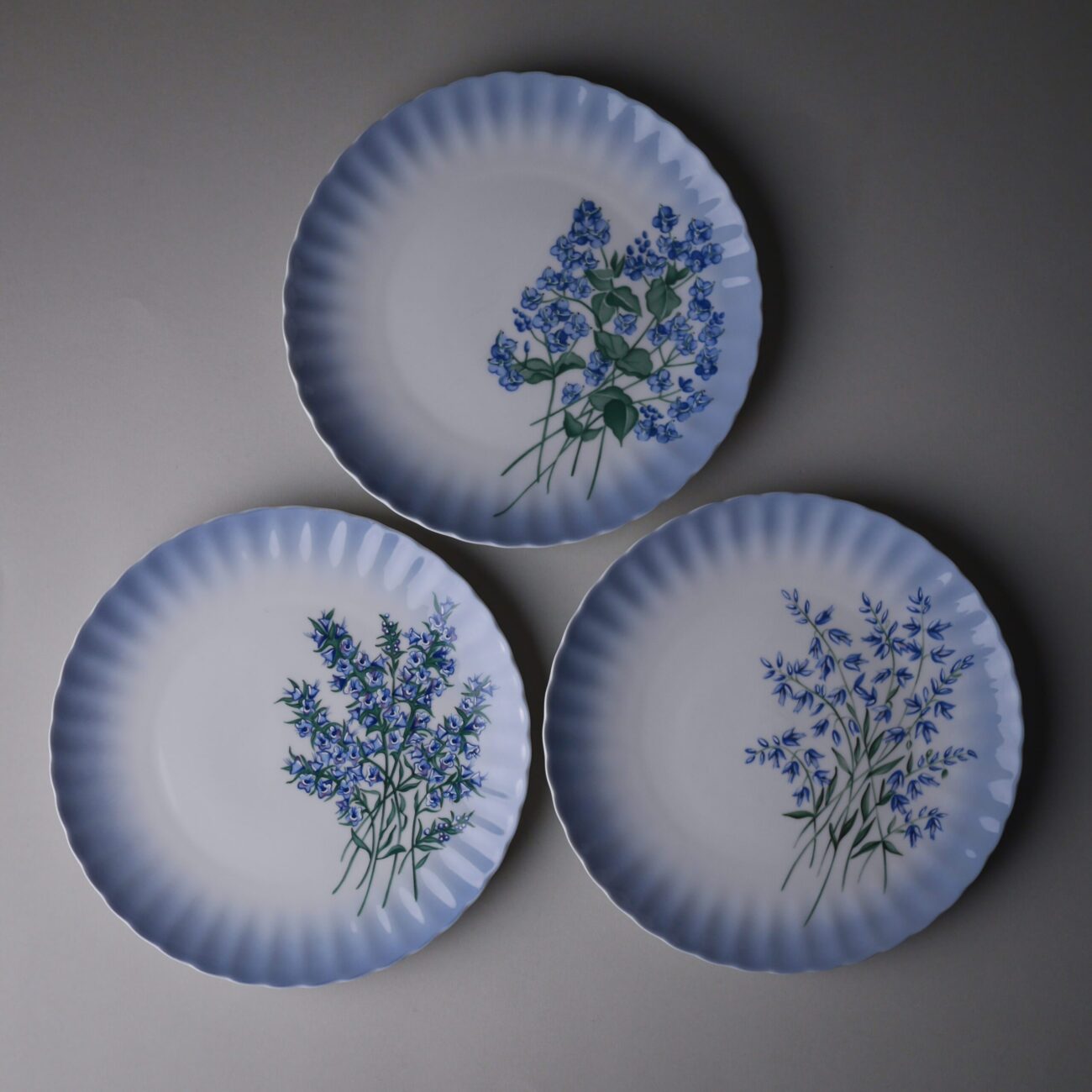 Lyseblå Svaneholm Frokosttallerkner – 11 stk. 7
