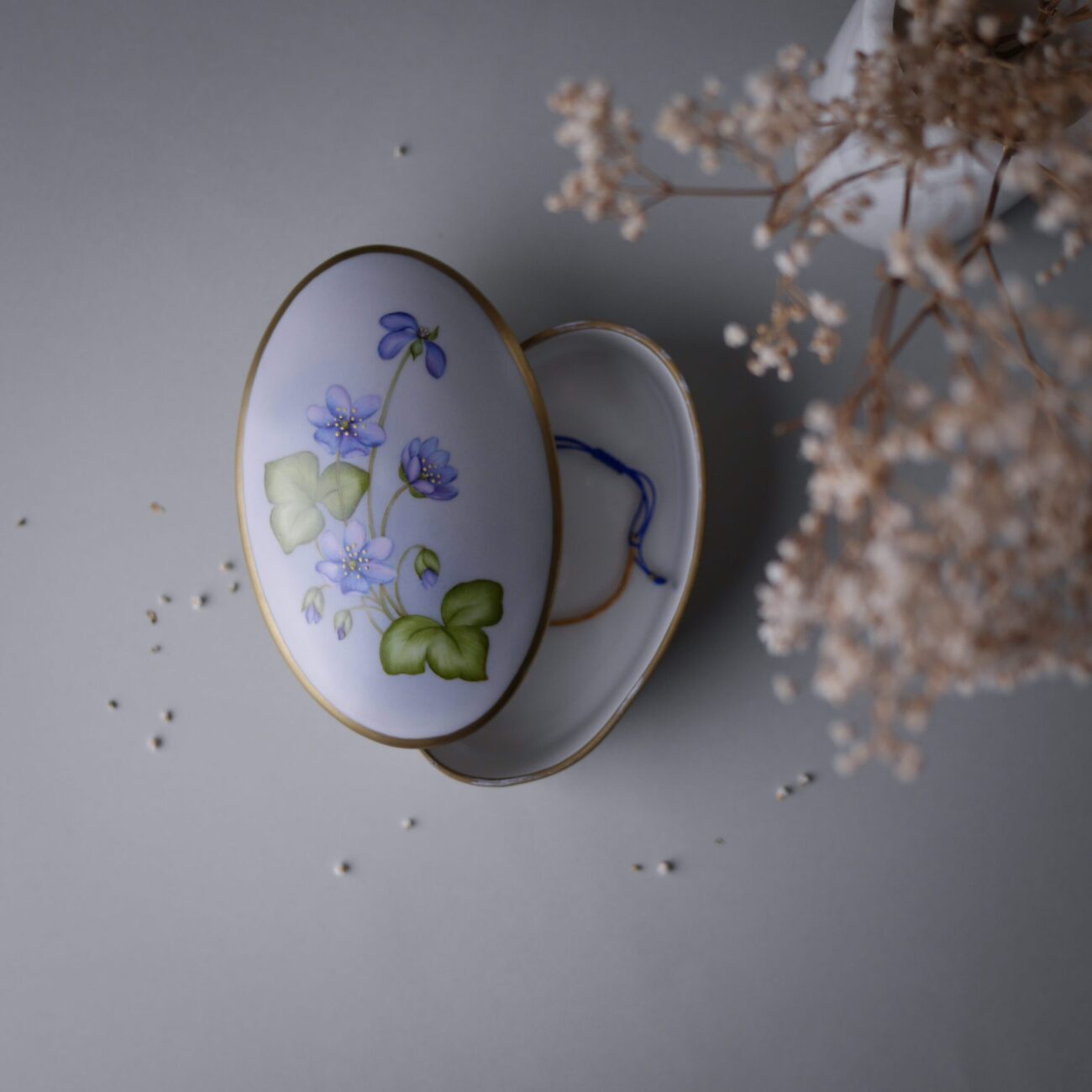 Håndmalet Porcelænsskrin 2