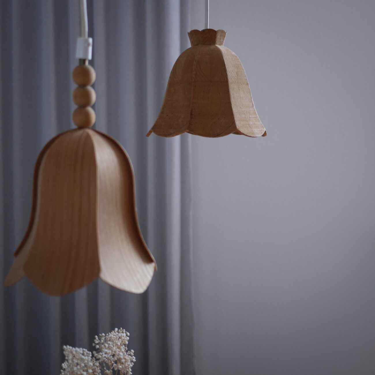 Retro LoftLampe i Træ 3