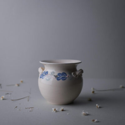 Lille Pyntekrukke med Blomster 6