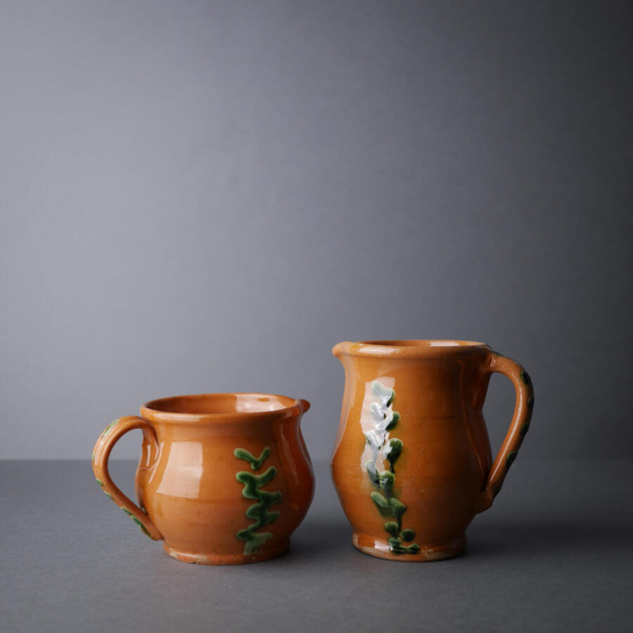 Brune Vintage Keramikkander 3