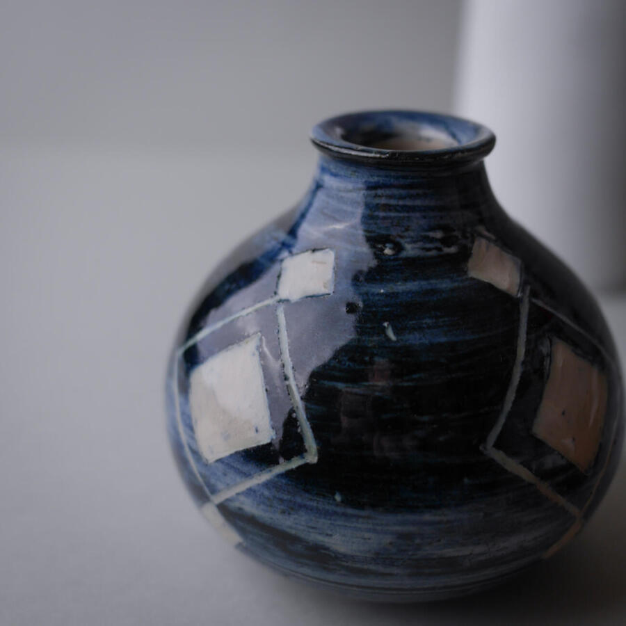 Lille Blå Vase 4