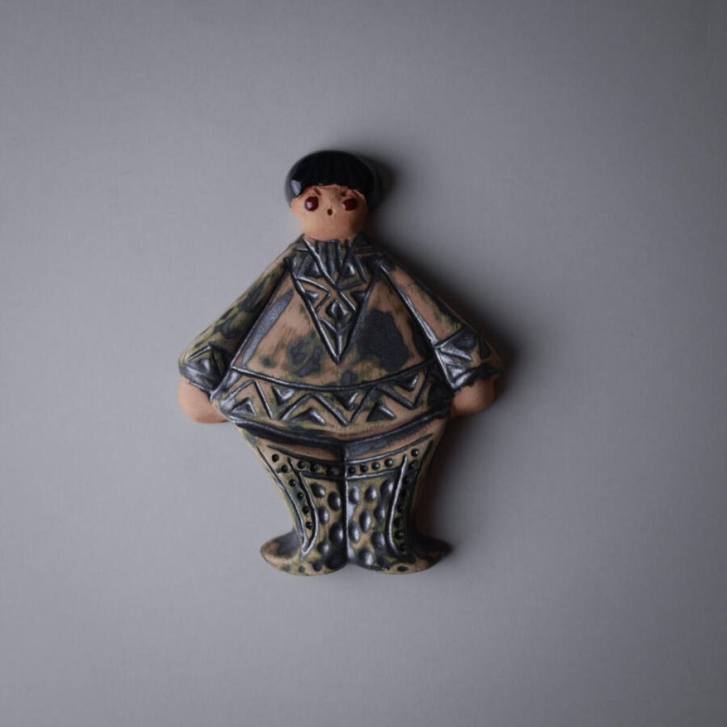 Keramikfigur til Væggen 1