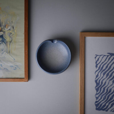 Blå Vægdekoration i Keramik
