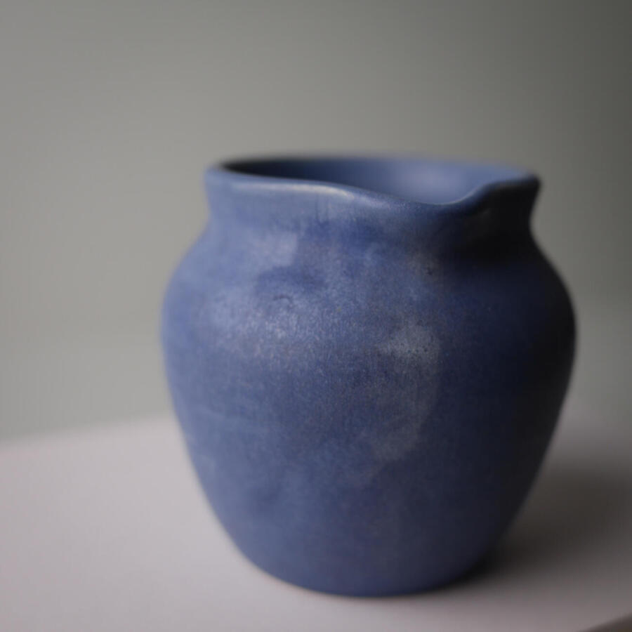 Lille Blå Flødekande i Keramik 6