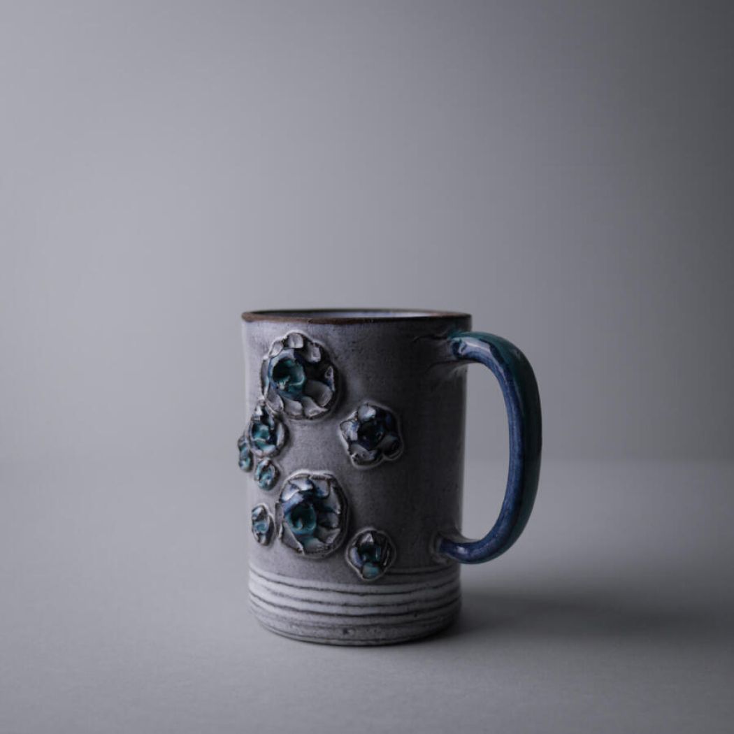 Stort Keramikkrus med Dekorationer