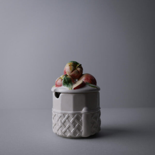Æble Porcelænskrukke