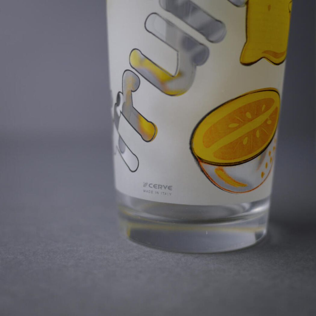Italienske Citron Glas, 2 stk. 3