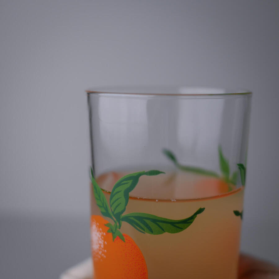 Italiensk Appelsin Glas 5